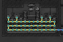 Alternative plumbing arrangement, for better cooling of the output gases