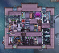 This creates three viable rooms: the Washroom, Mess Hall and Barracks. The Orbital Lab can be swapped for a telescope; the Canister Emptier was there to expend some Oxygen bottles that were left behind from worn suits and masks.